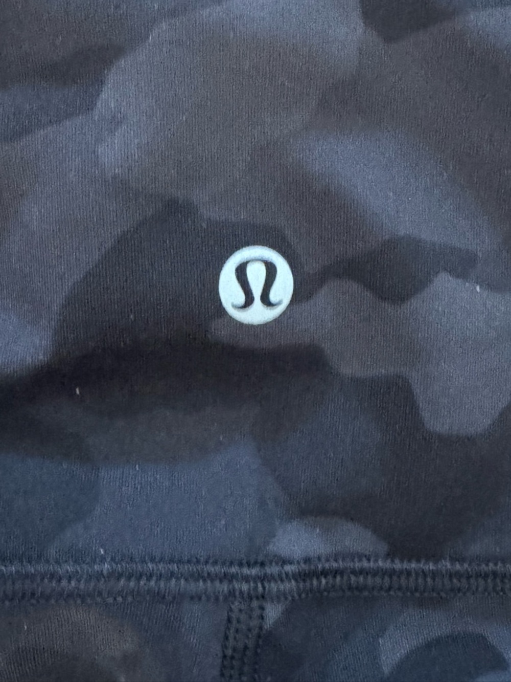 lululemon athletica Black & Charcoal Camo cropped Leggings - Picture 3 of 4